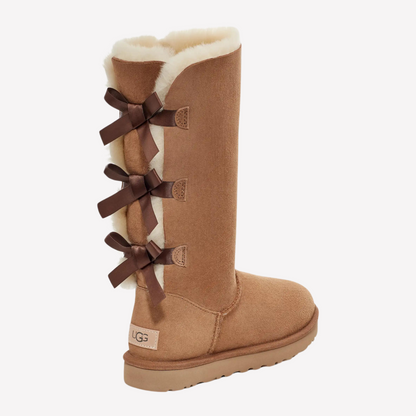 UGG Women Bailey Bow Tall II Boot - Chestnut