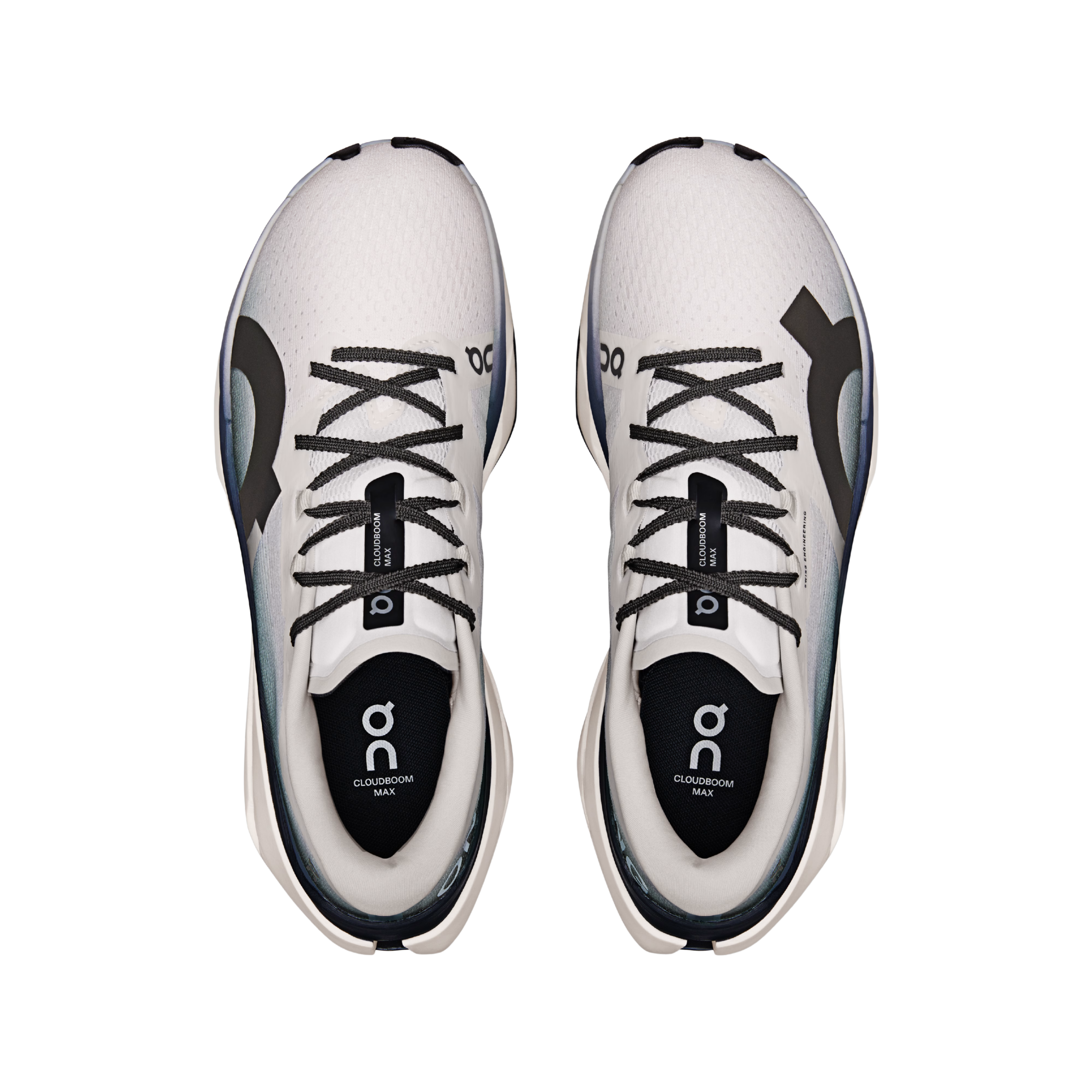 ON Men Cloudboom Max - White Black