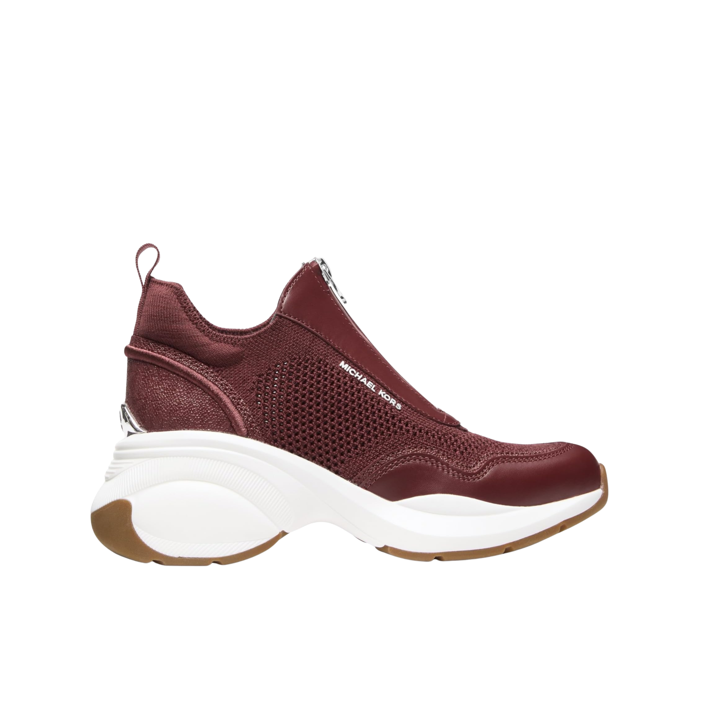 Michael Kors Women Zuma Slip On Trainer - Oxblood