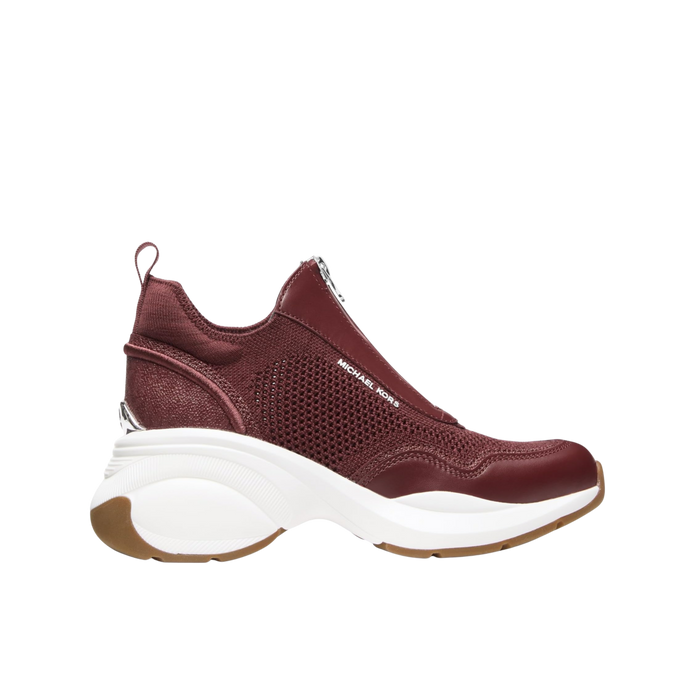 Michael Kors Women Zuma Slip On Trainer - Oxblood