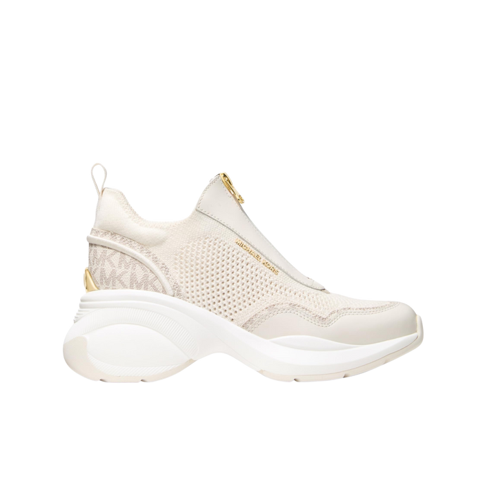 Michael Kors Women Zuma Slip On Trainer - Cream