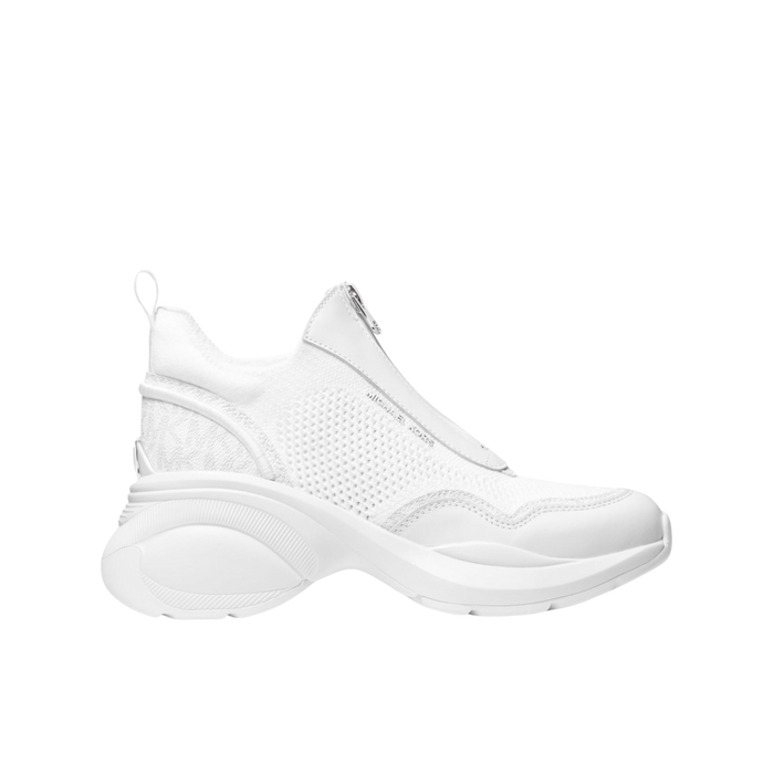 Michael Kors Women Zuma Slip On Trainer - Bright White