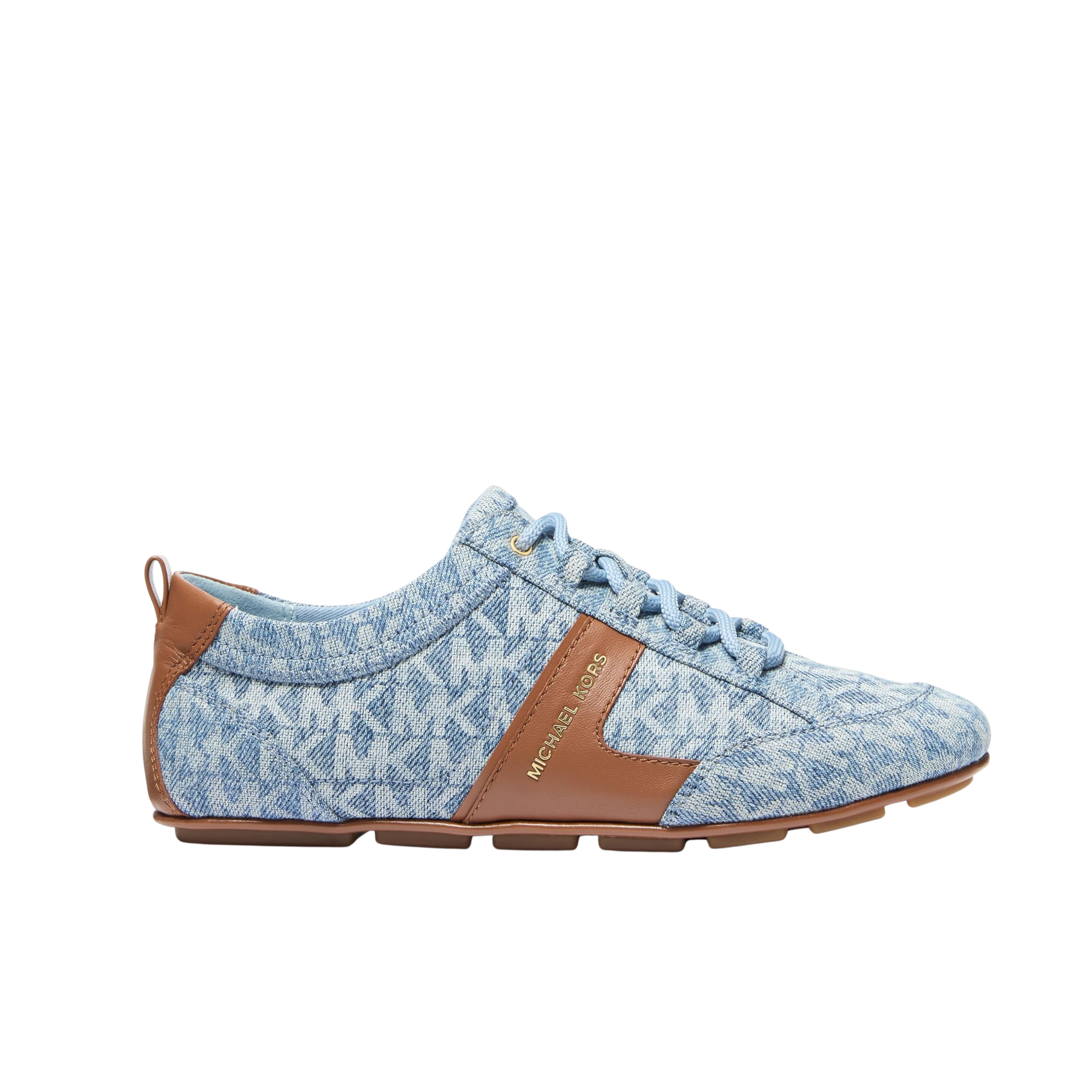 Michael Kors Women Keely Leather Trainer - New Horizon Wash