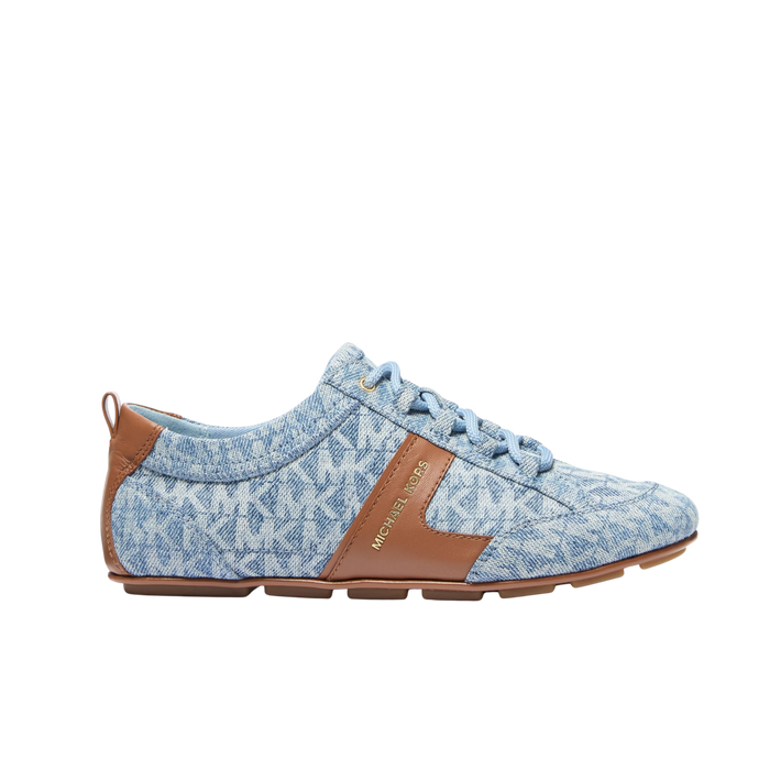 Michael Kors Women Keely Leather Trainer - New Horizon Wash
