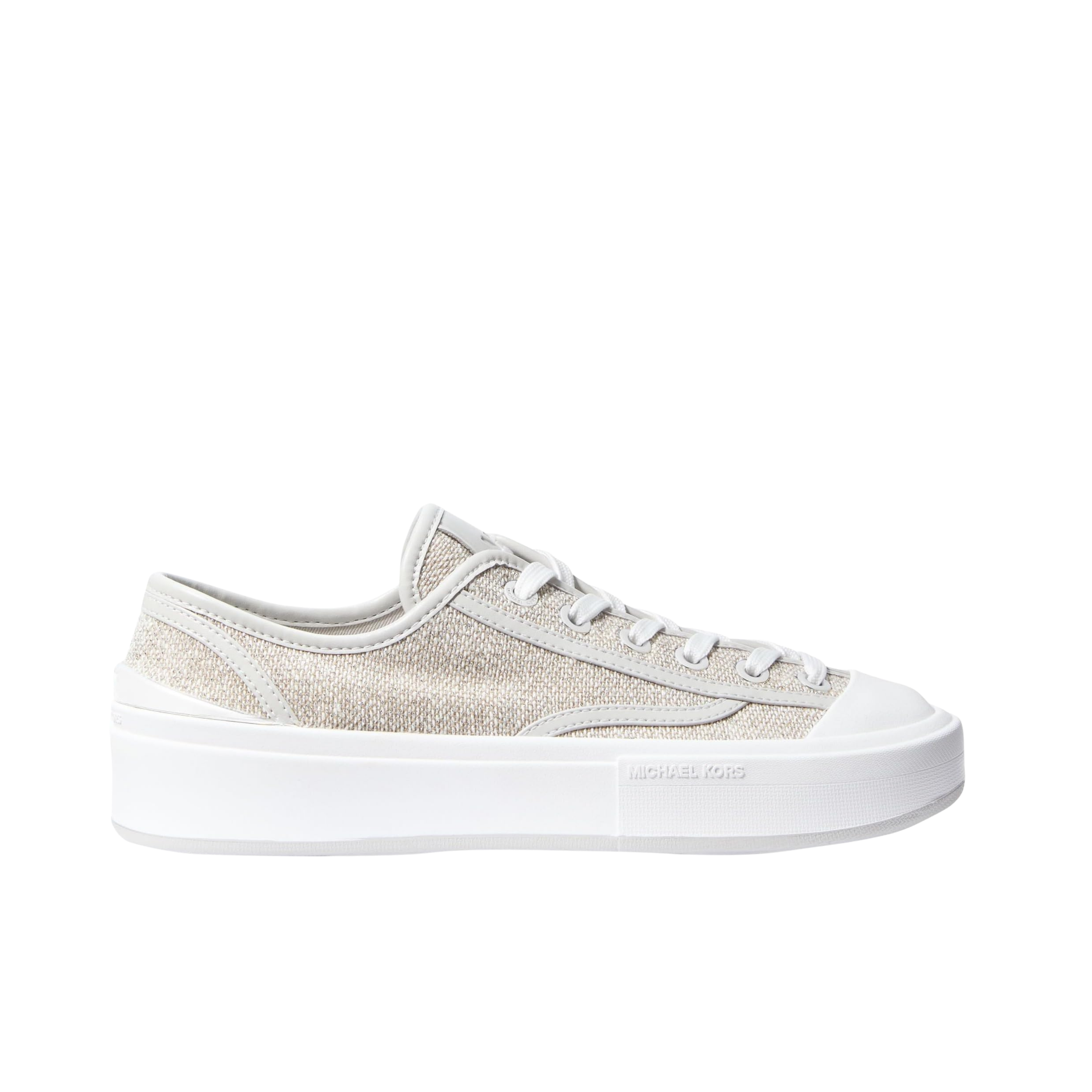 Michael Kors Women Jude Lace Up Sneaker - Silver