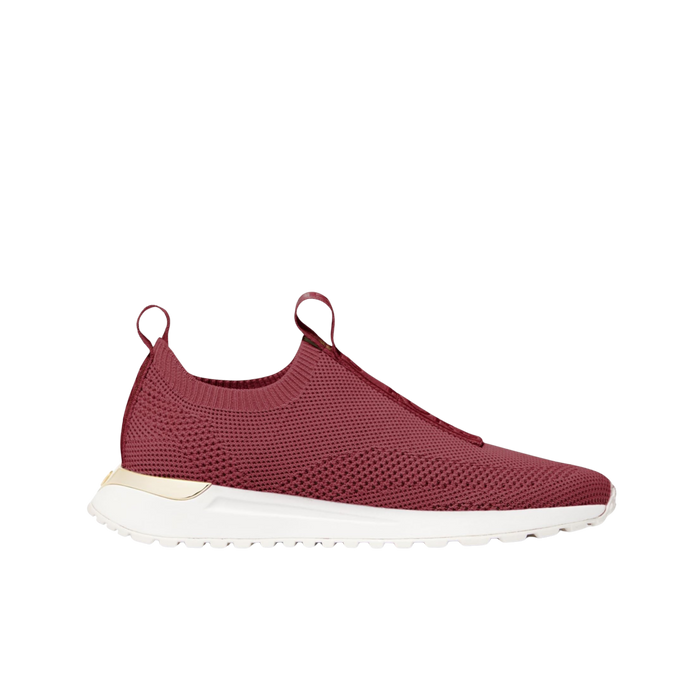 Michael Kors Women Bodie Knit Slip On Sneaker - Deep Red