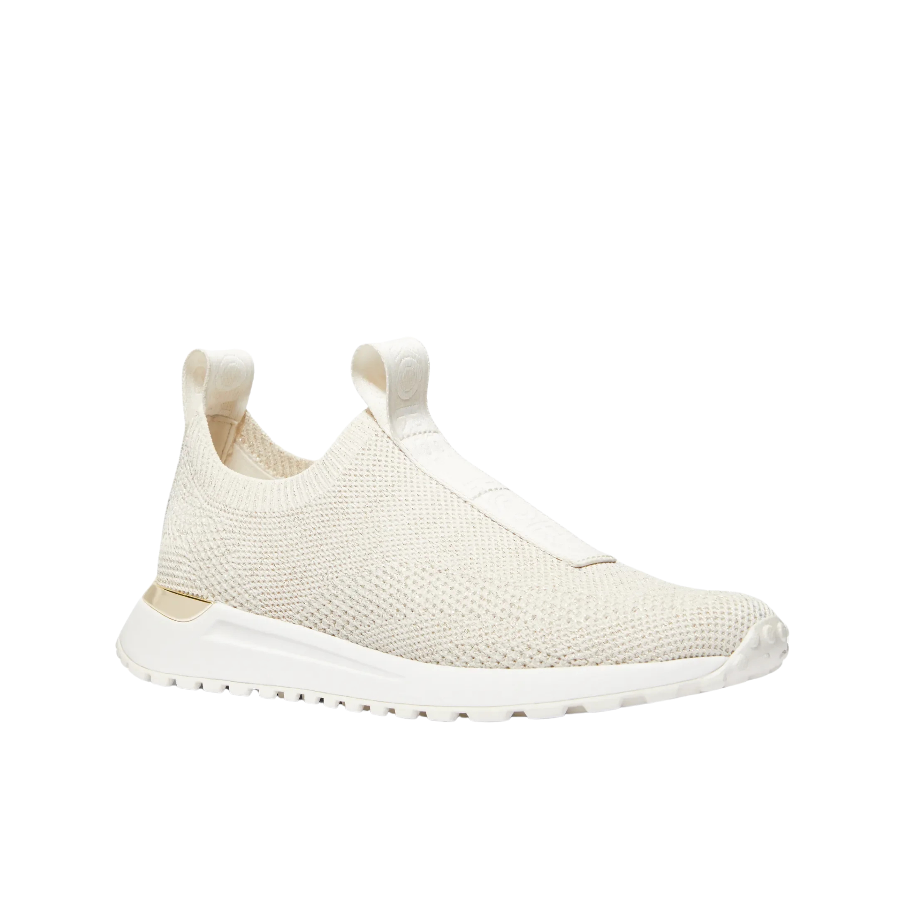 Michael Kors Women Bodie Knit Slip On Sneaker - Cream Multi