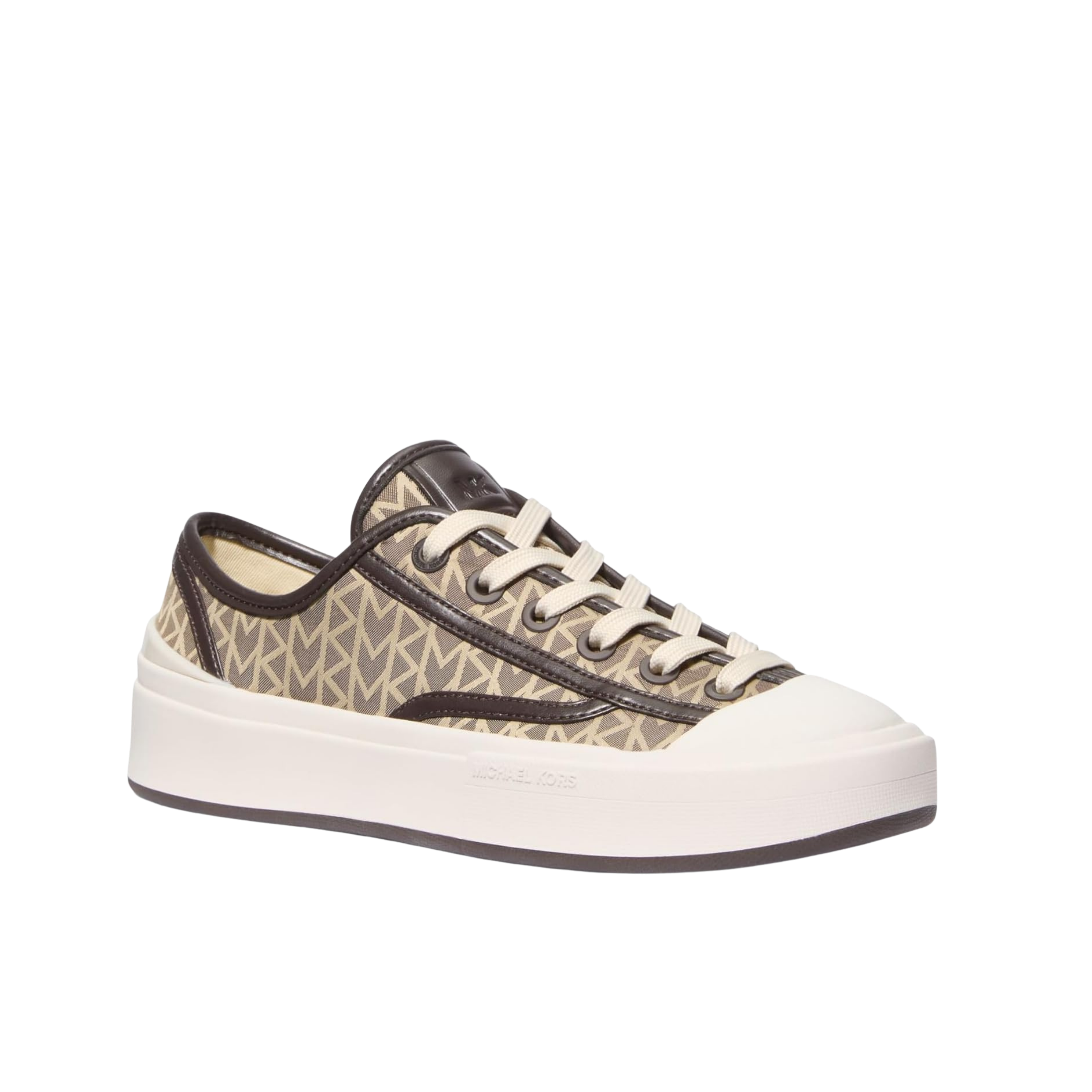 Michael Kors Women Jude Lace Up Sneaker - Natural