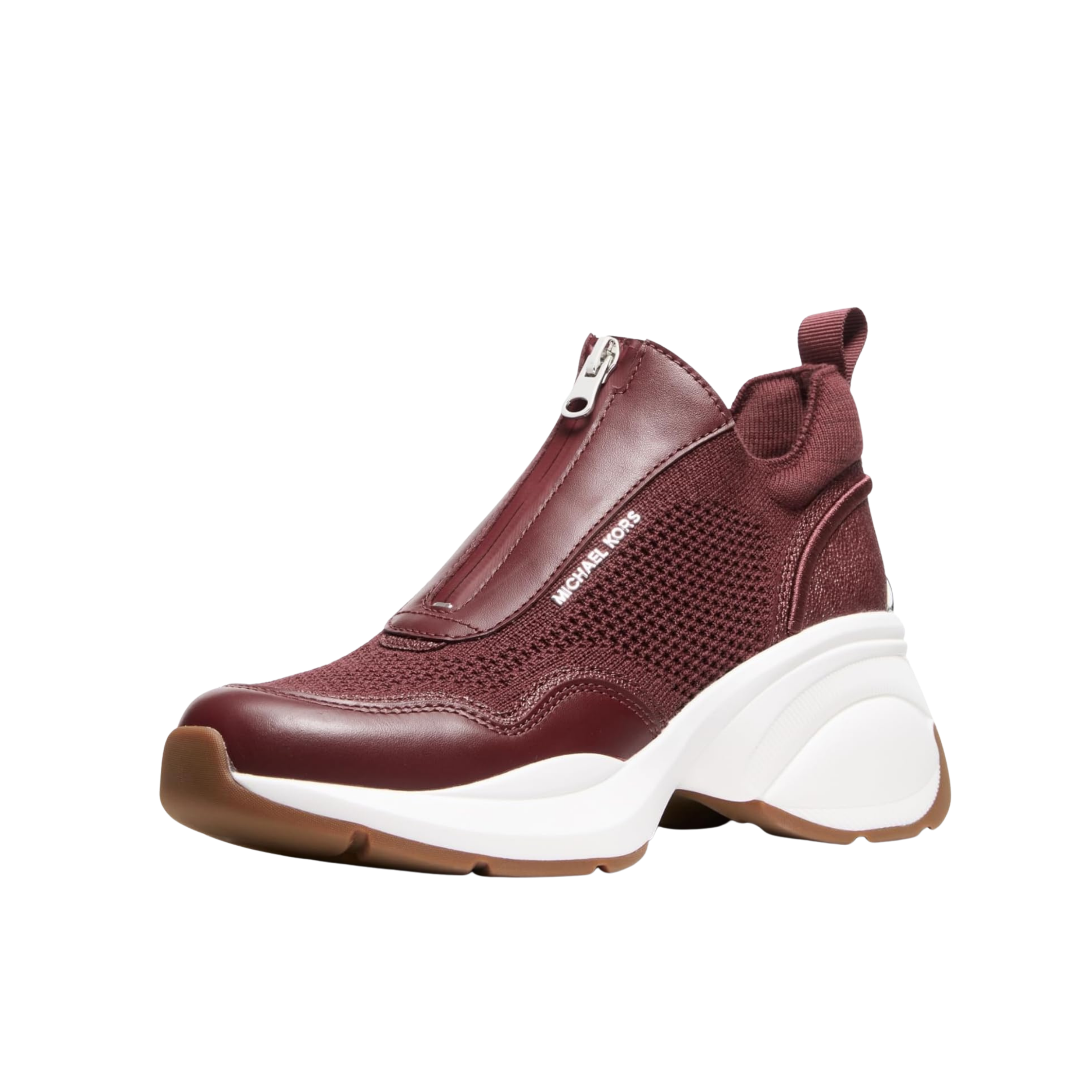 Michael Kors Women Zuma Slip On Trainer - Oxblood