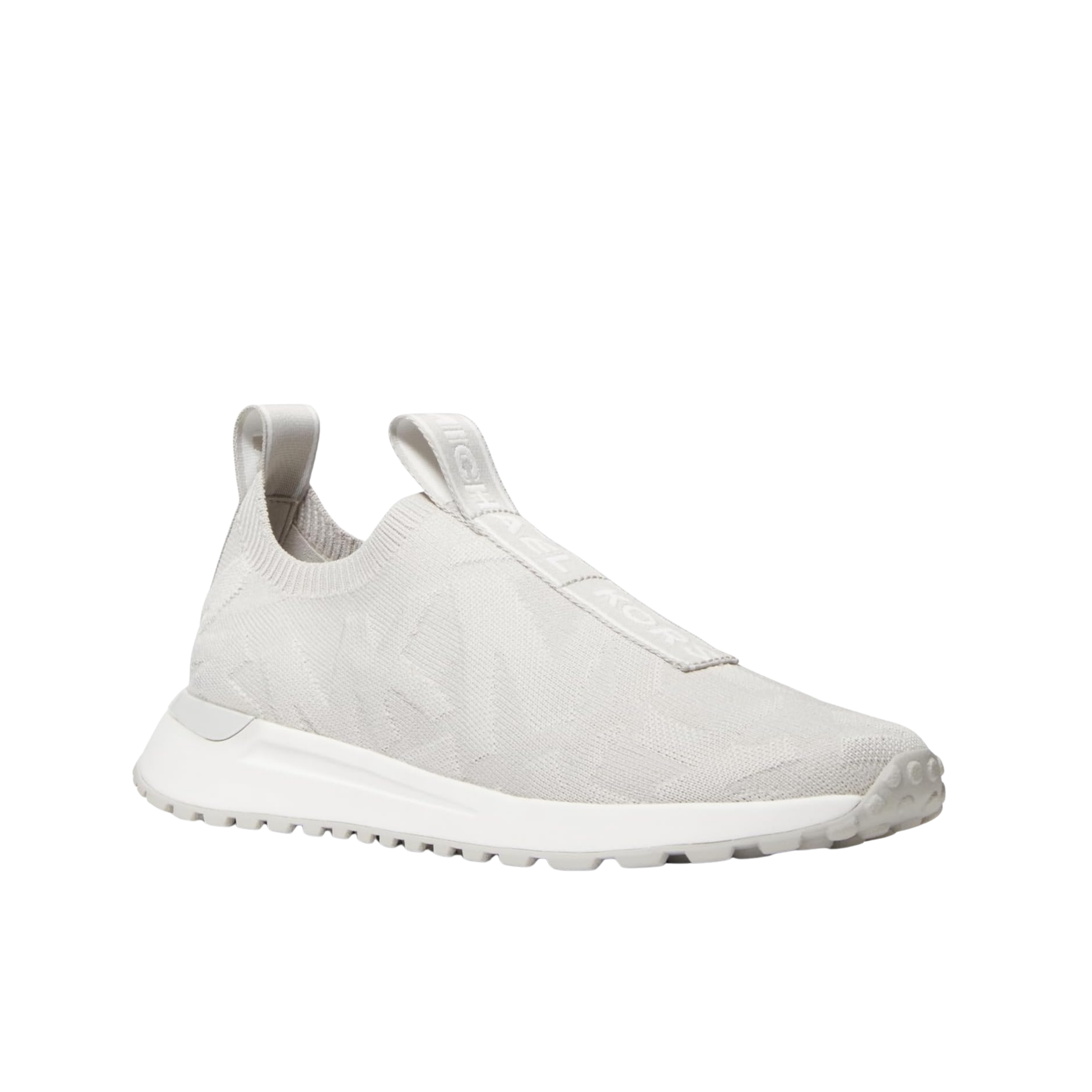 Michael Kors Women Bodie Knit Slip On Sneaker - Aluminum