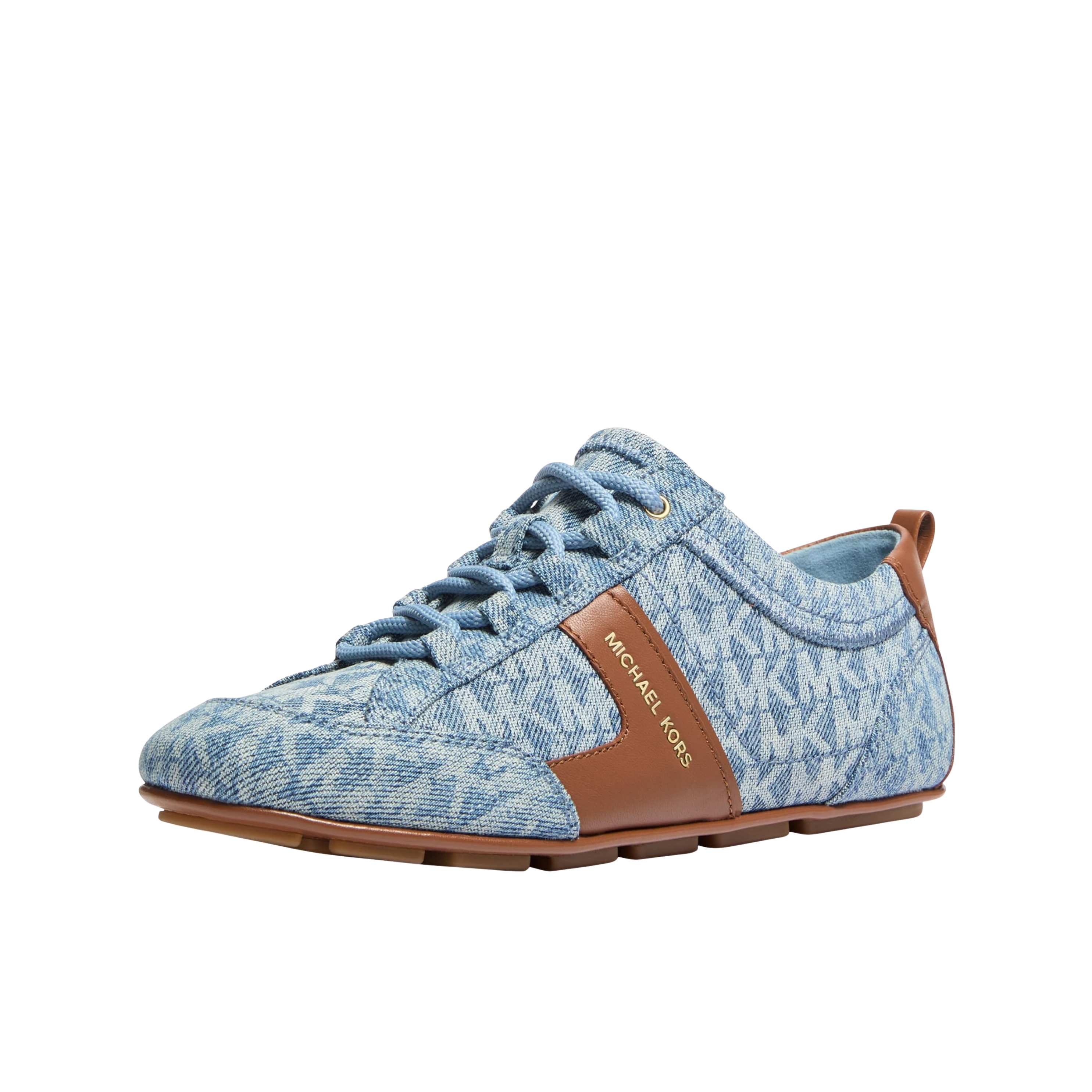 Michael Kors Women Keely Leather Trainer - New Horizon Wash
