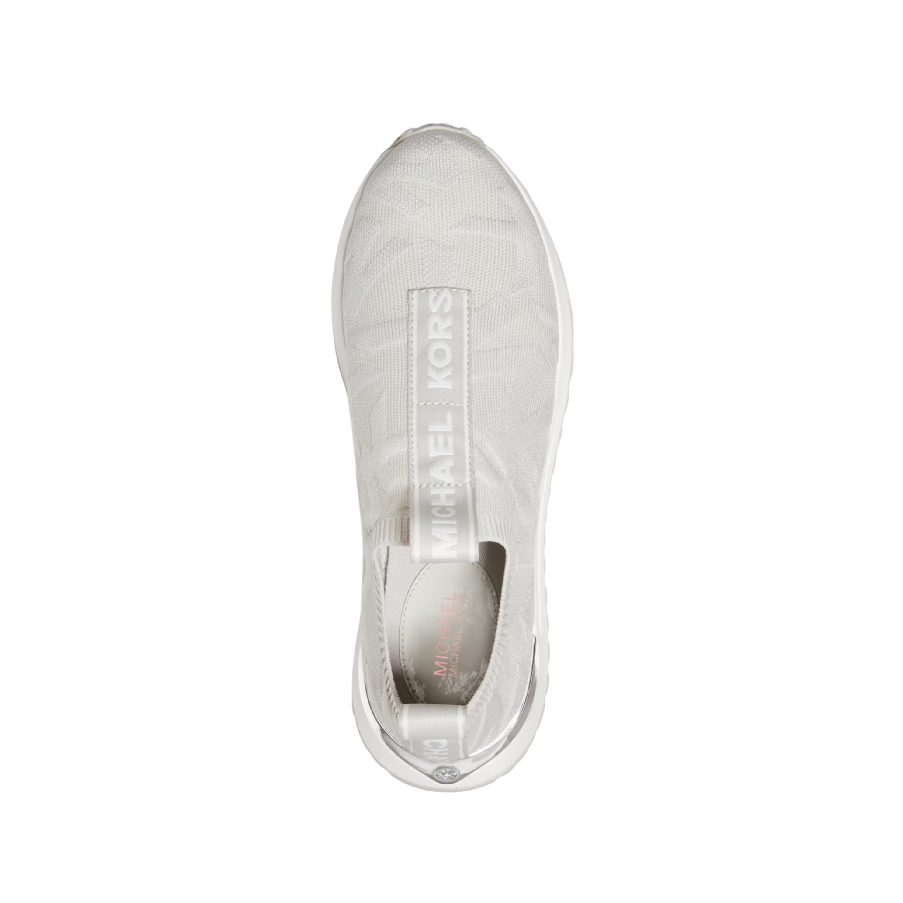Michael Kors Women Bodie Knit Slip On Sneaker - Aluminum