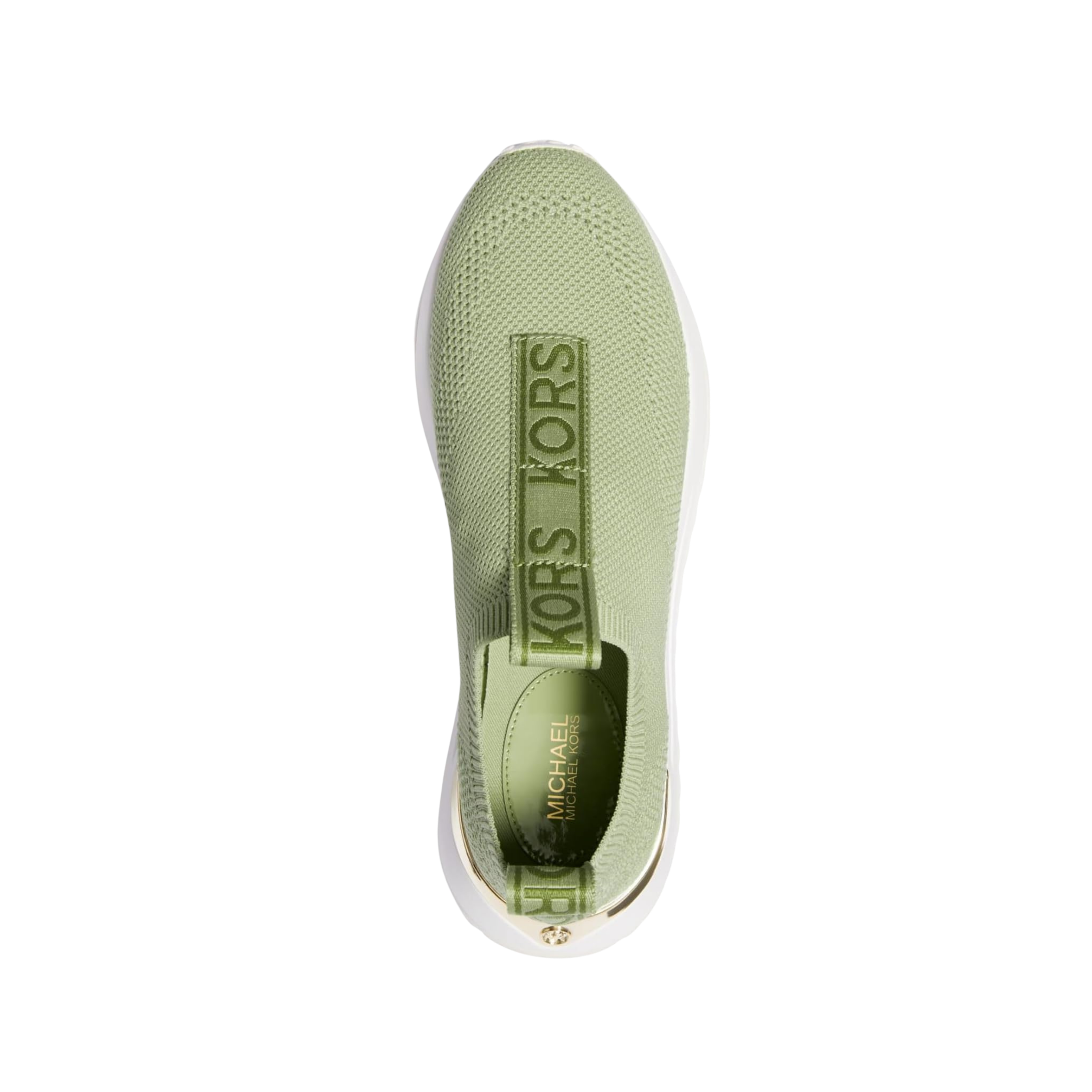 Michael Kors Women Bodie Knit Slip On Sneaker - Light Sage