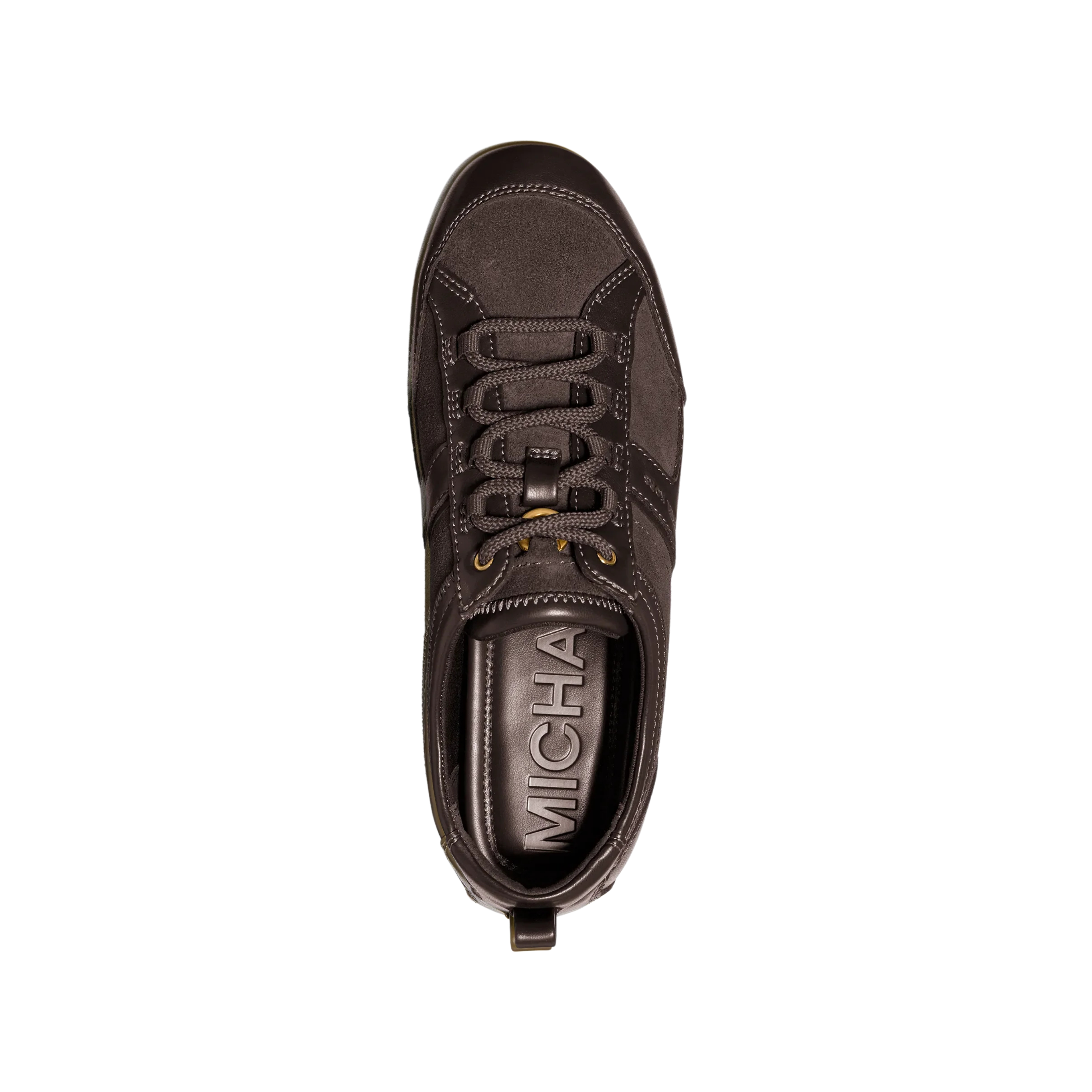Michael Kors Women Keely Tassel Suede Trainer - Chocolate