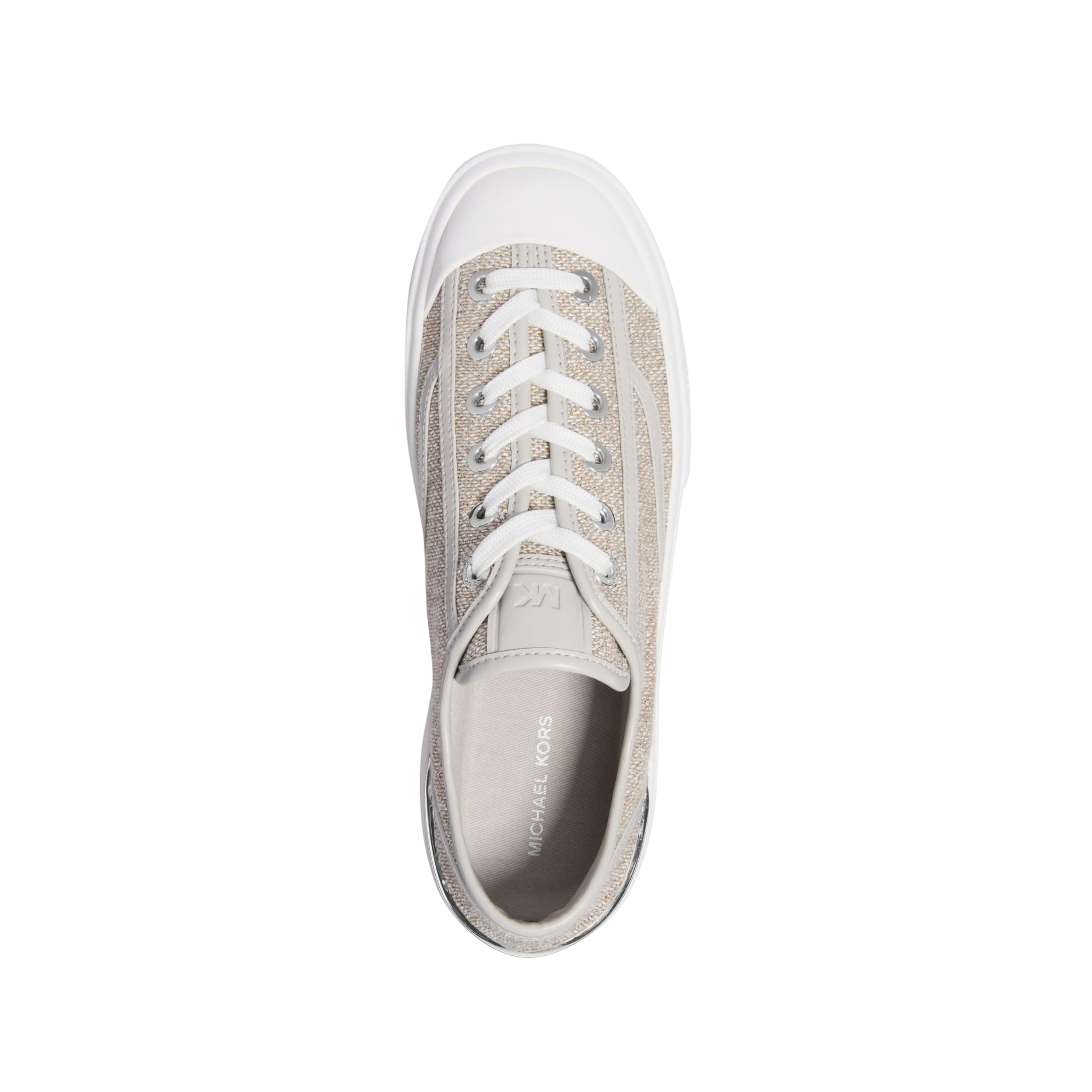 Michael Kors Women Jude Lace Up Sneaker - Silver