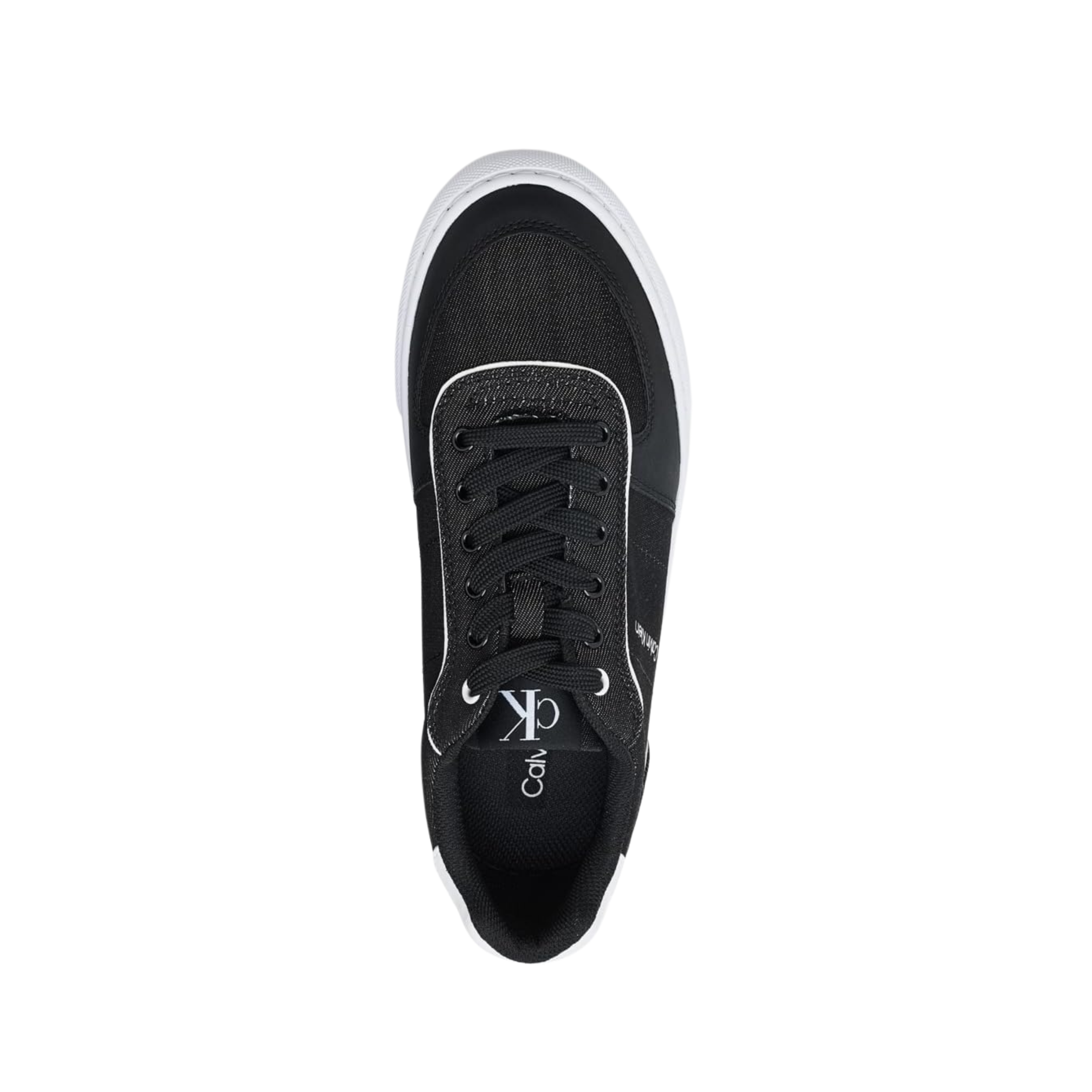 Calvin Klein Women Caspian Sneaker - Black Denim White