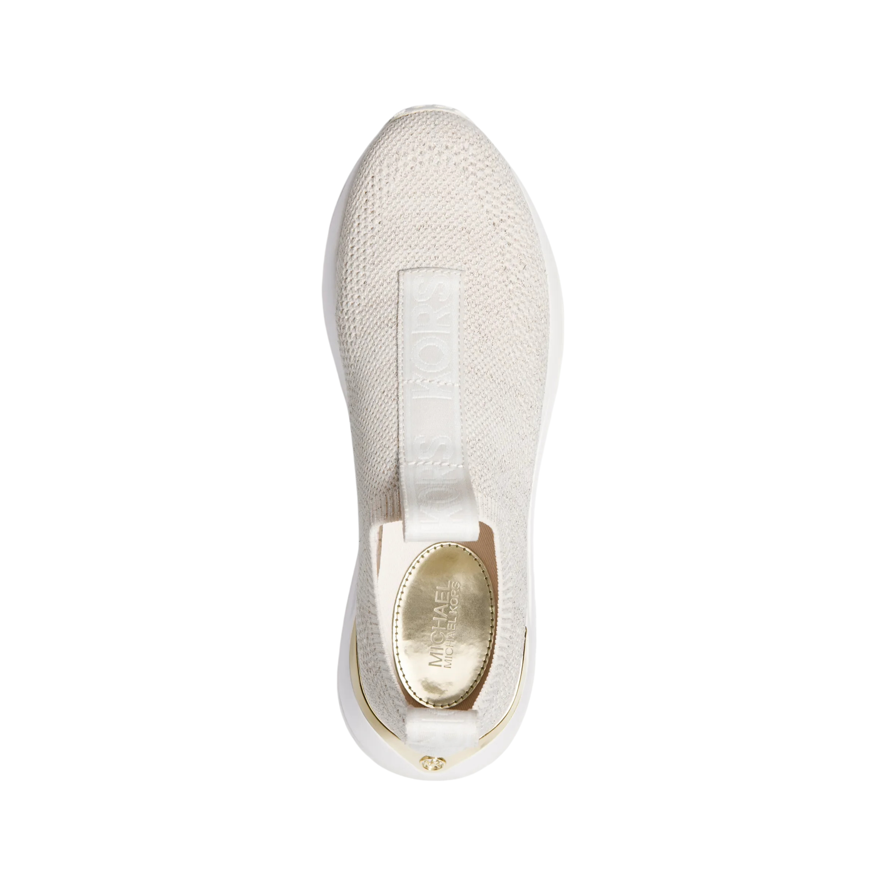 Michael Kors Women Bodie Knit Slip On Sneaker - Cream Multi