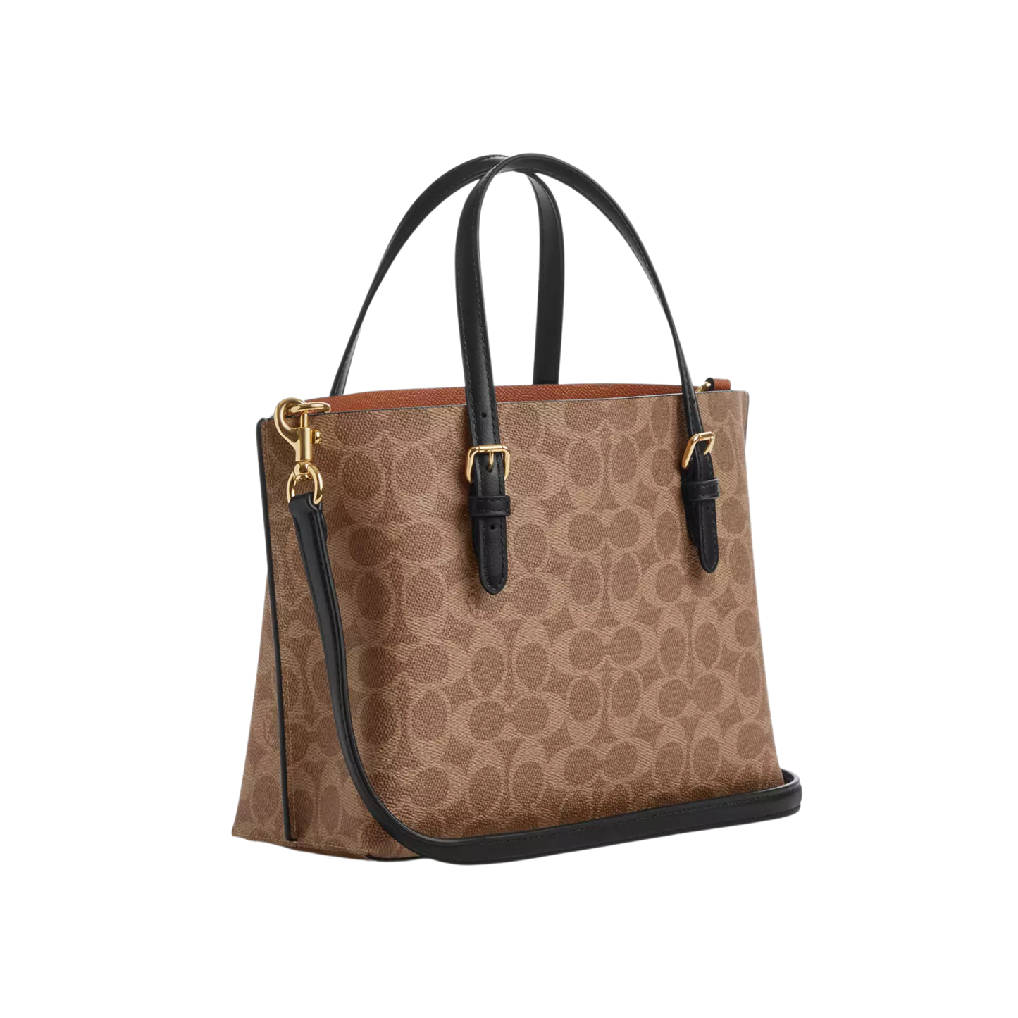 COACH Mollie Tote Bag - Tan Black