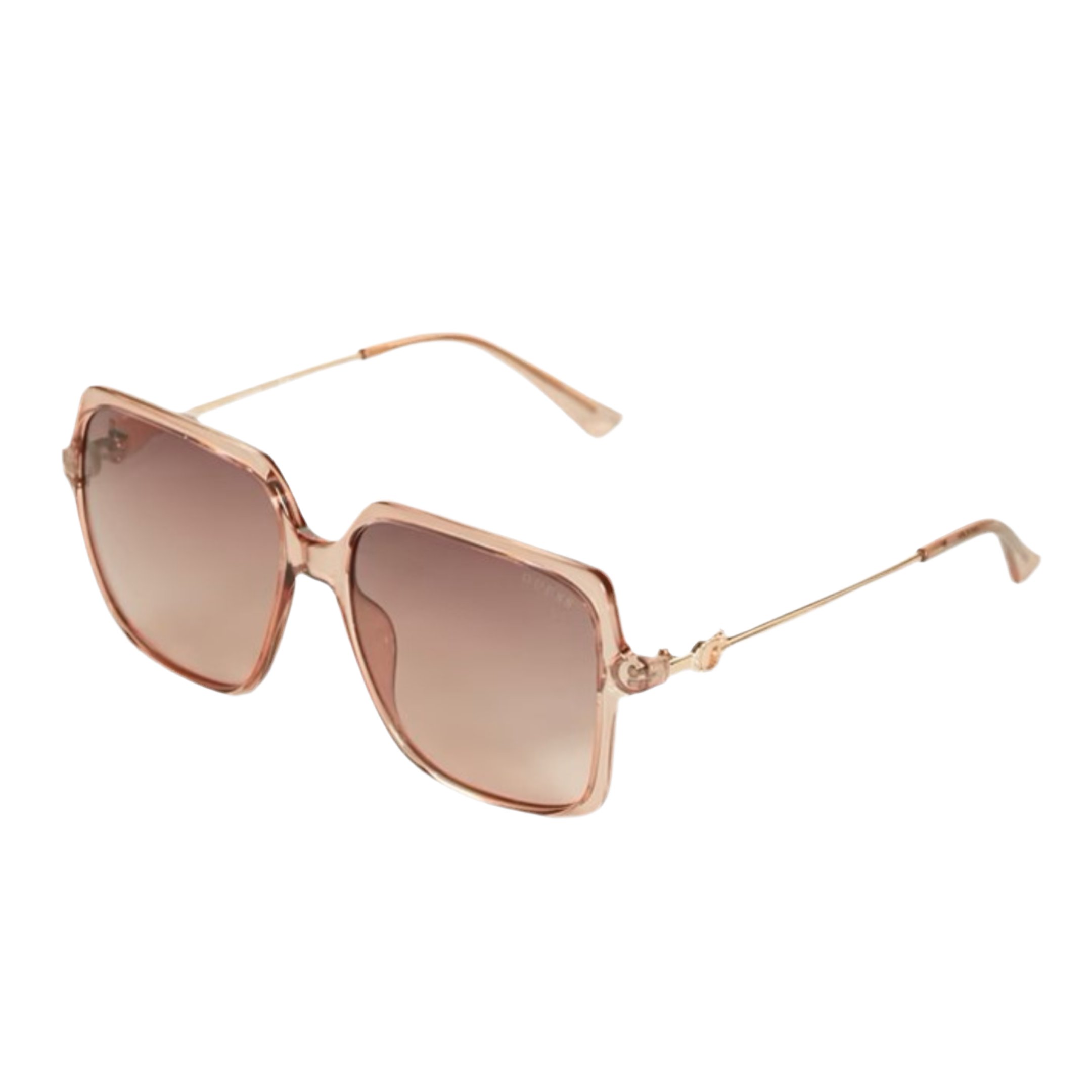 Guess Women Oversize Squared Sunglasses - Rose Gold