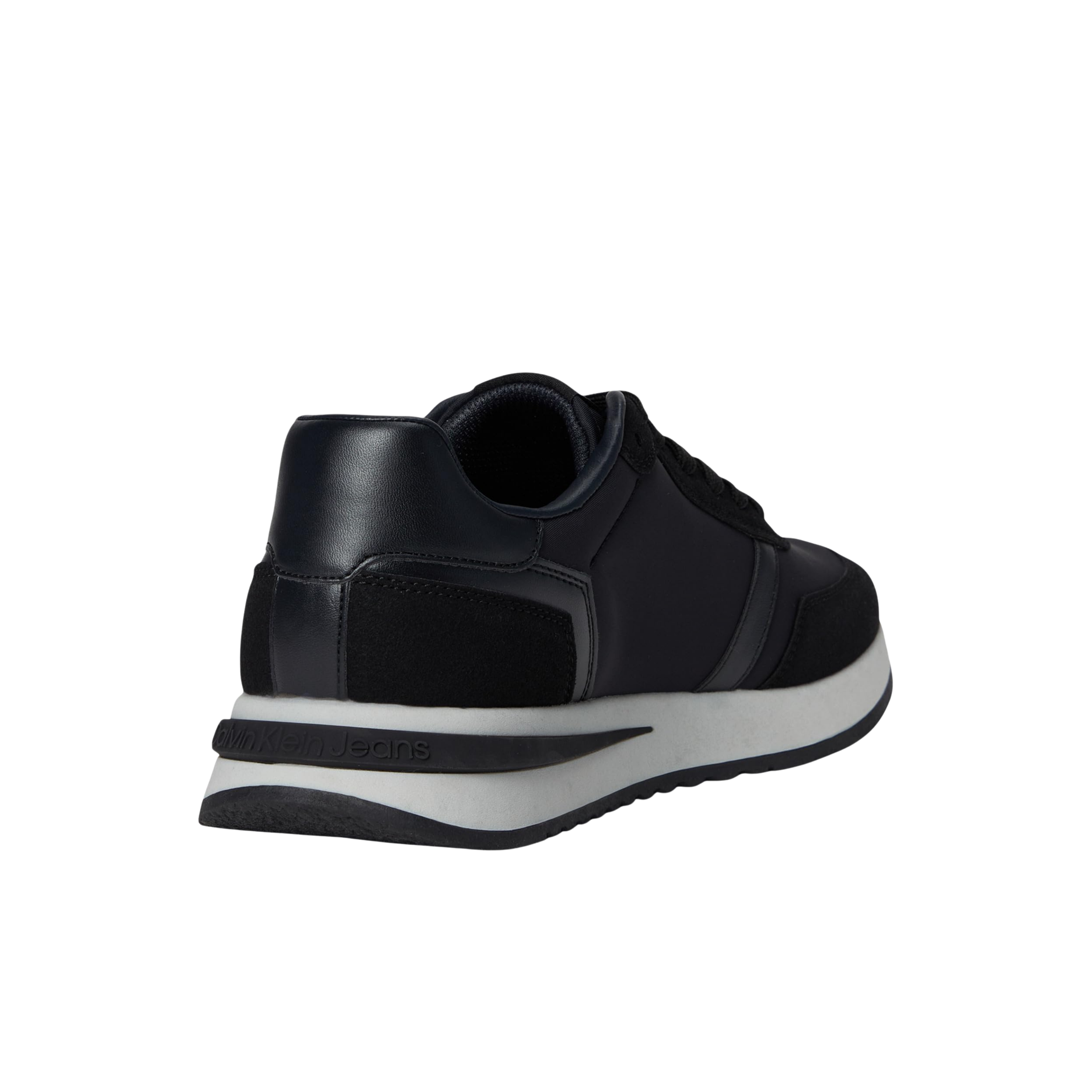 Calvin Klein Men Picio Monogram Logo Sneaker - Black