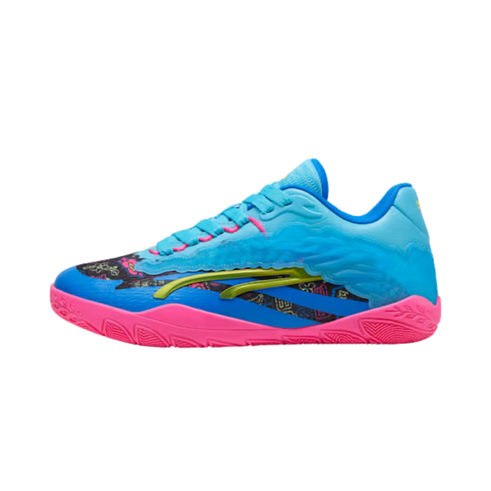 Puma Women Stewie 3 Tokyo Nights Basketball Shoes - Bright Aqua Fluro Pink Pes