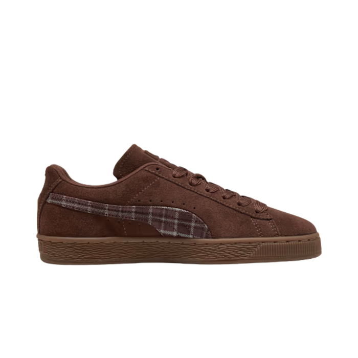Puma Men Suede Patch Sneakers - Chestnut Brown