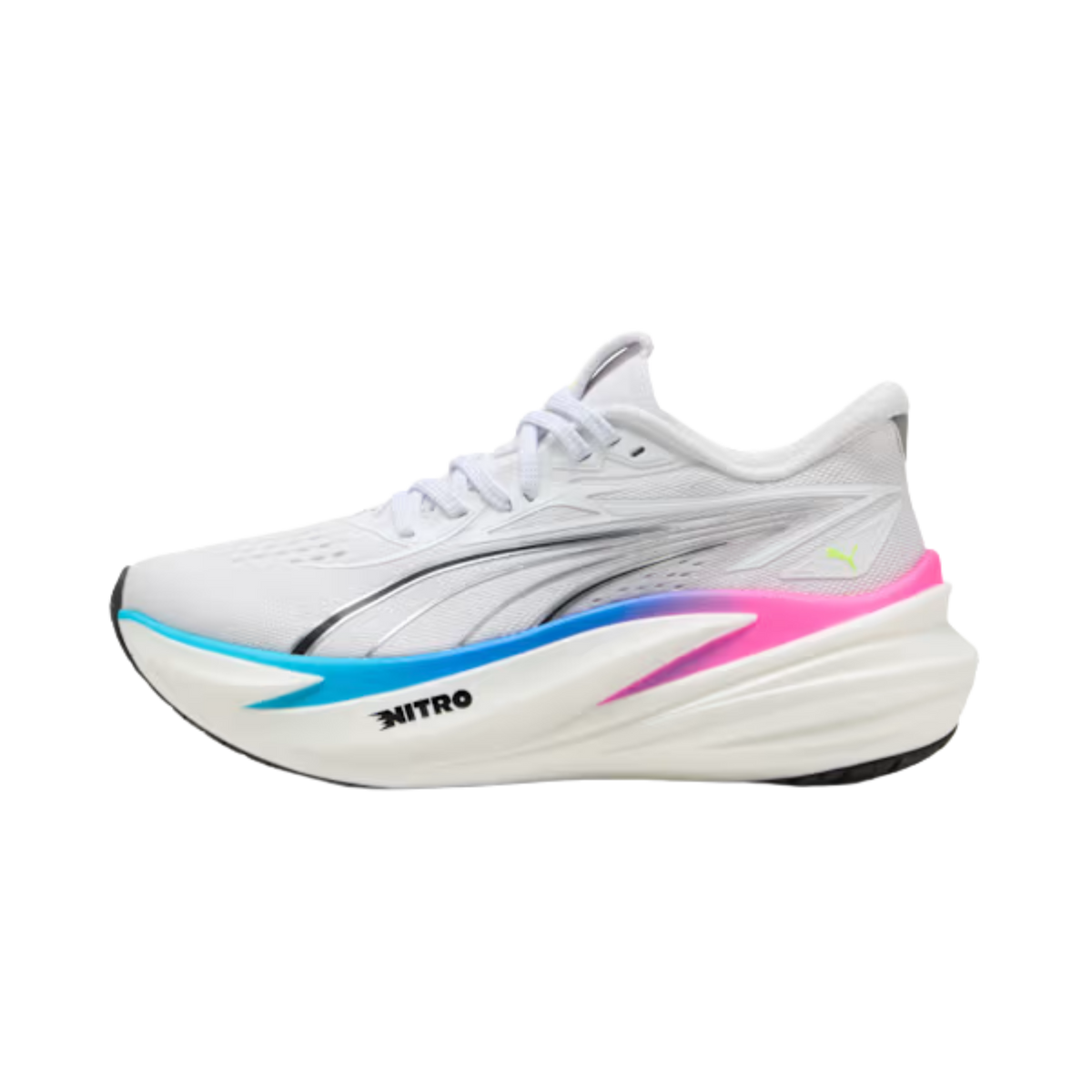 Puma Women MagMax NITRO™ 2 - White Ultra Blue Poison Pink