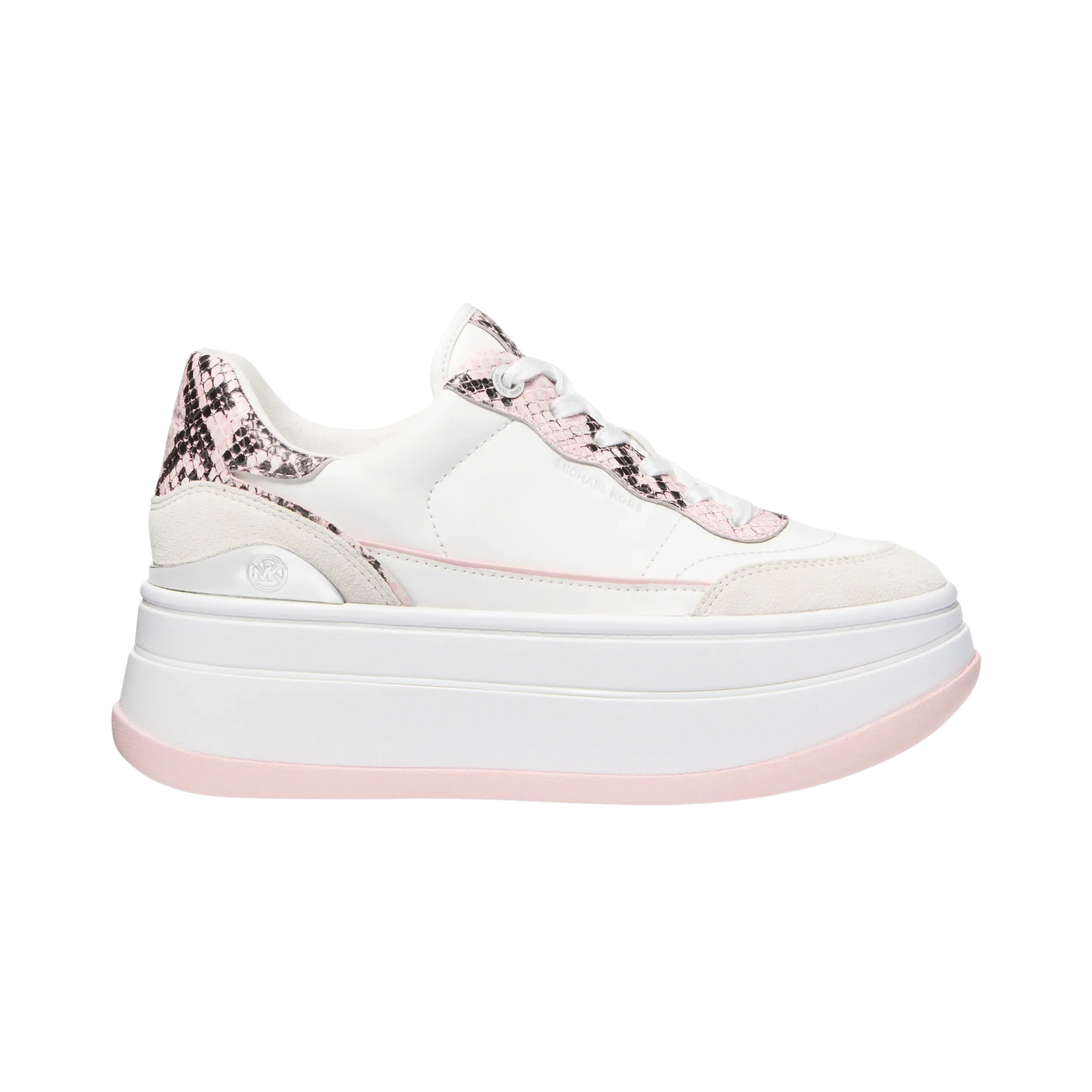 Michael Kors Women Hayes Lace Up Platform Sneaker - Smokey Rose