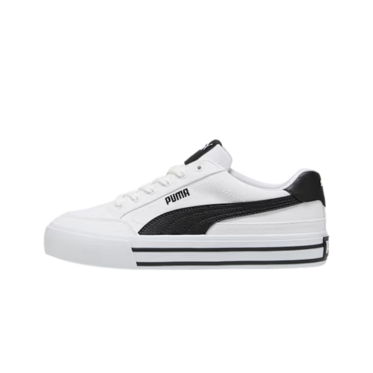 Puma Men Court Classic Vulcanized Formstrip Sneakers - White Black