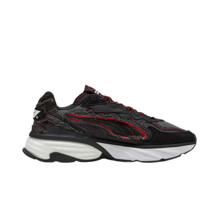 Puma Men F1 Fade Sneakers - Black Pop Red