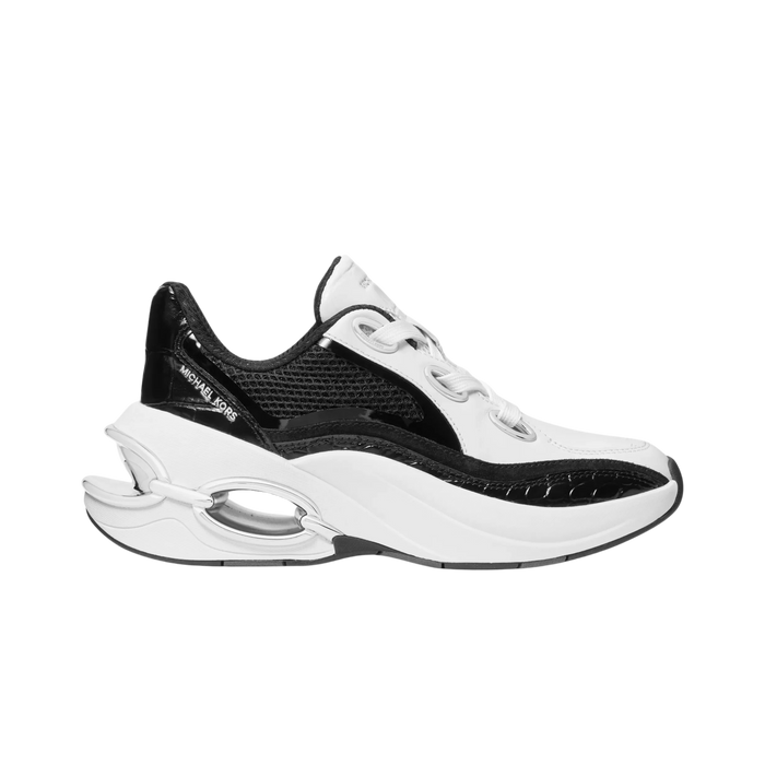 Michael Kors Women Toni Trainer Sneaker - Black Optic White