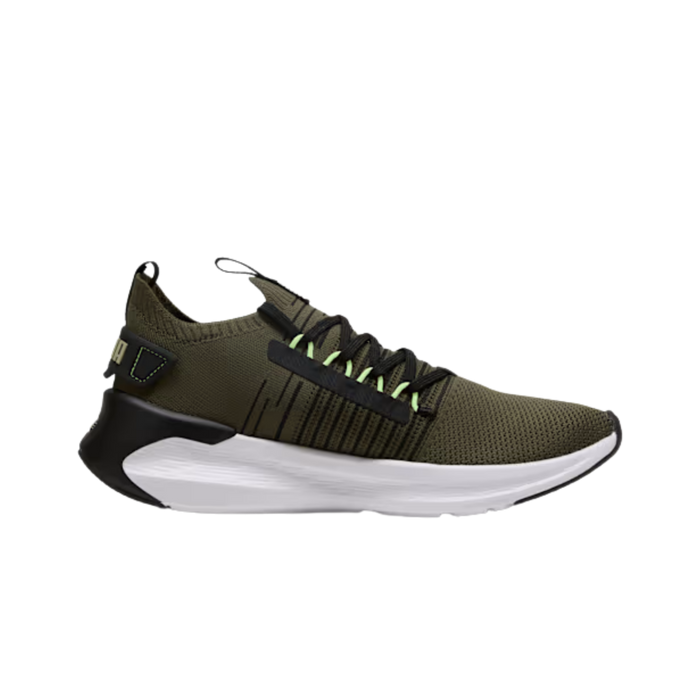 Puma Men Softride Symmetry Fuzion Sneakers - Dark Olive Black