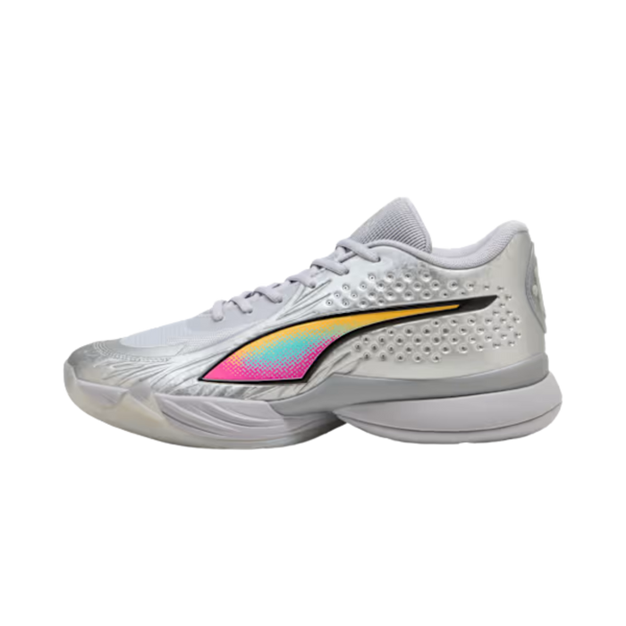 Puma Women Stewie 5 Luminous Basketball Shoes - Silver Poison Pink