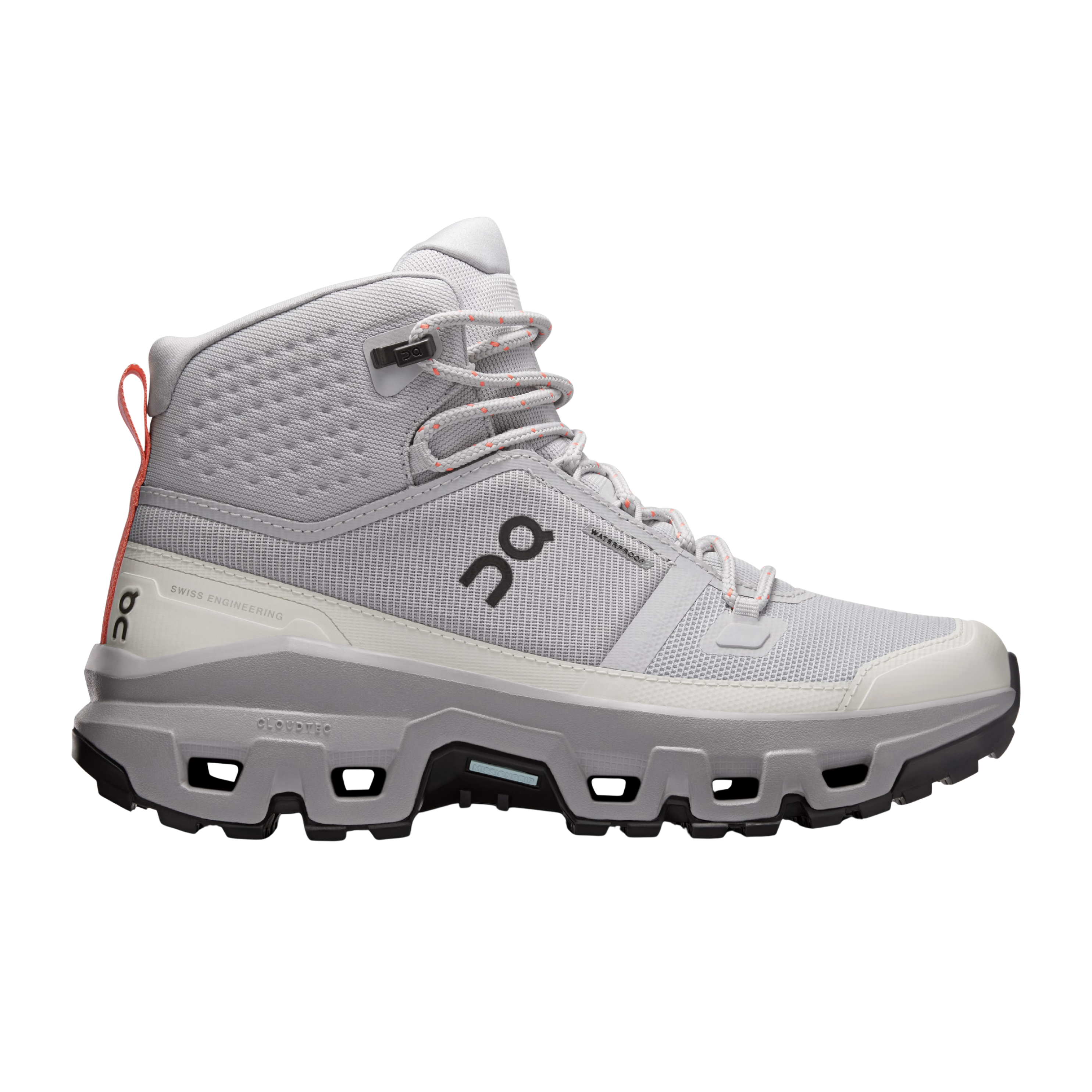 ON Women Cloudrock Mid WP - Glacier Alloy