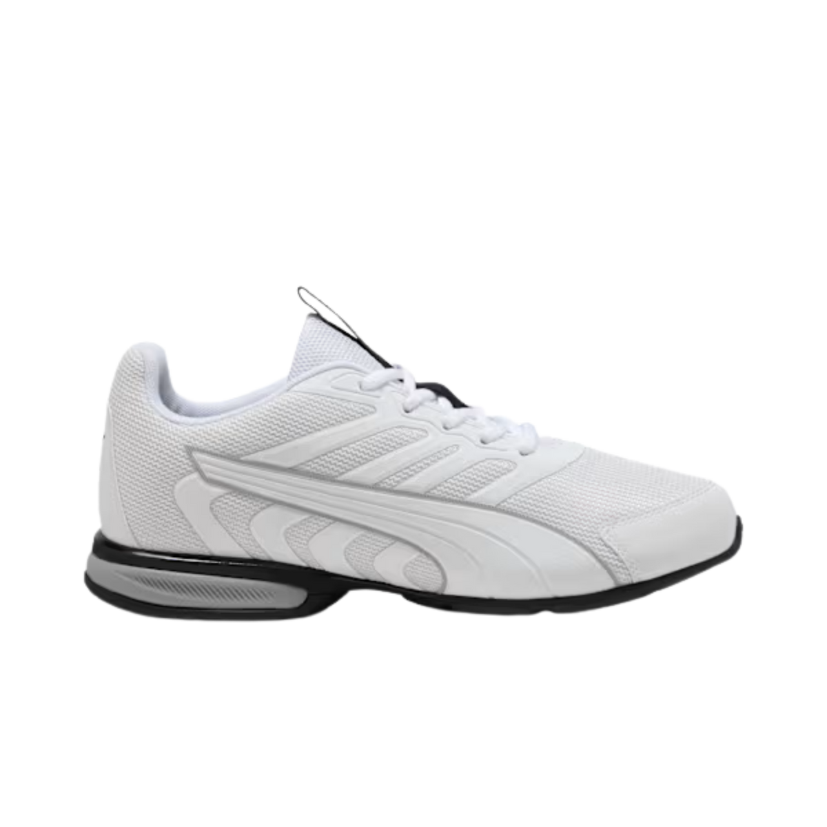 Puma Men Electro Sneakers - White Black Gray Echo
