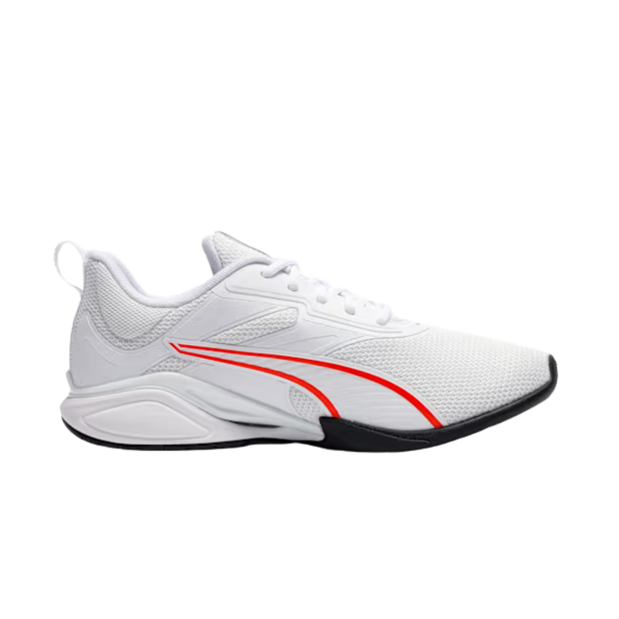 Puma Men Neutron Shoes - White Fierce Red