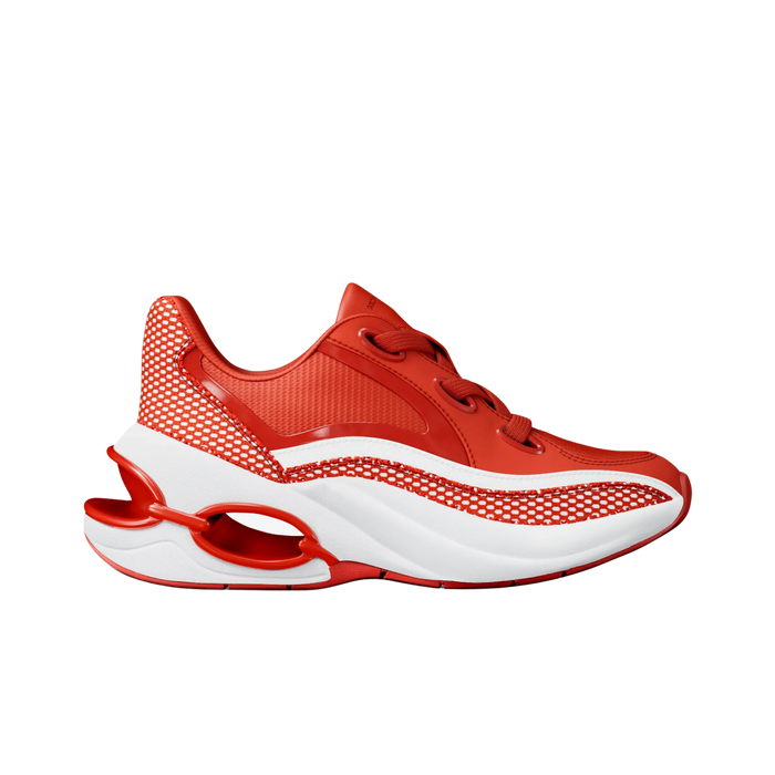 Michael Kors Women Toni Trainer Sneaker - Crimson
