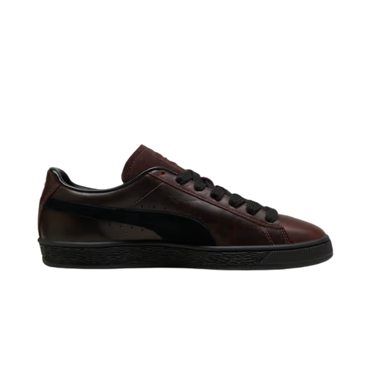 Puma Men Suede Dressed Sneakers - Leather Brown Black