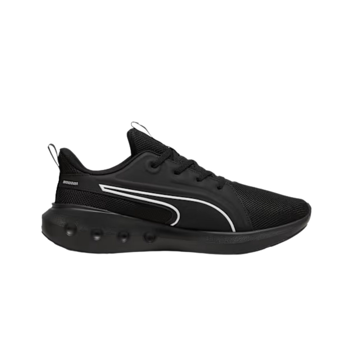 Puma Men Softride Carson Lace Up Sneakers - Black White