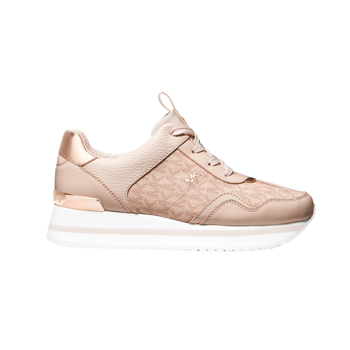 Michael Kors Women Raina Signature Logo Platform Trainer - Ballet