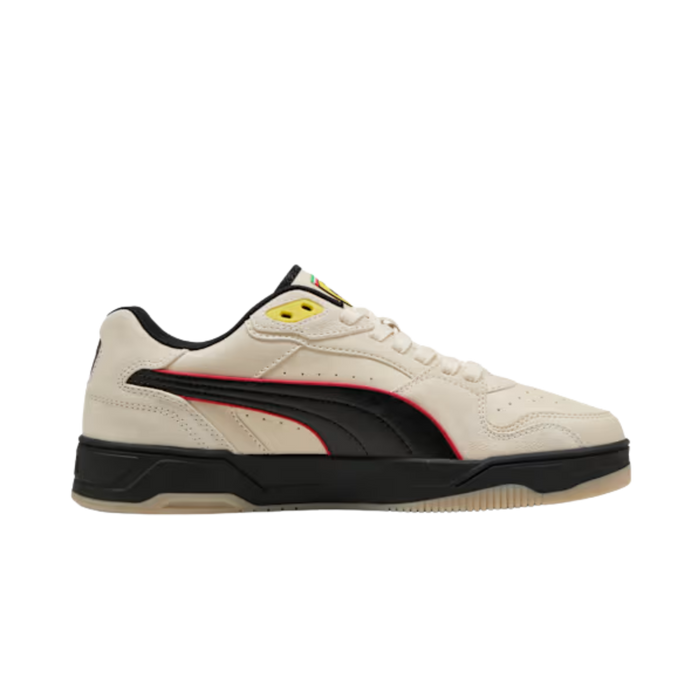 Puma Men Scuderia Ferrari Rebound Break Sneakers - Alpine Snow Black