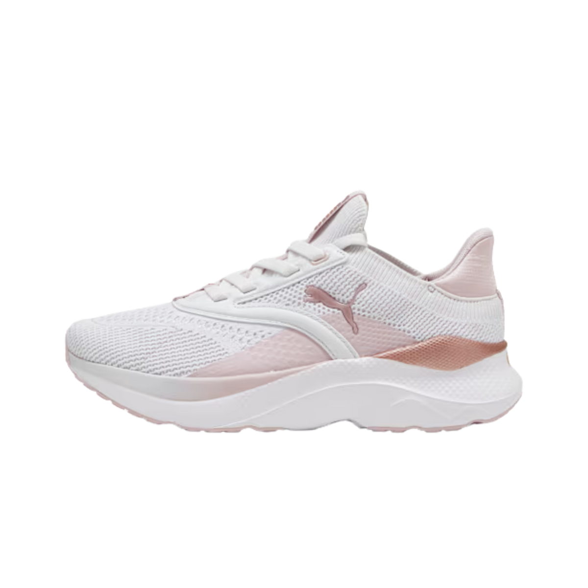 Puma Women Softride Mayve Sneakers - Feather Gray Mauve Mist Rose Gold