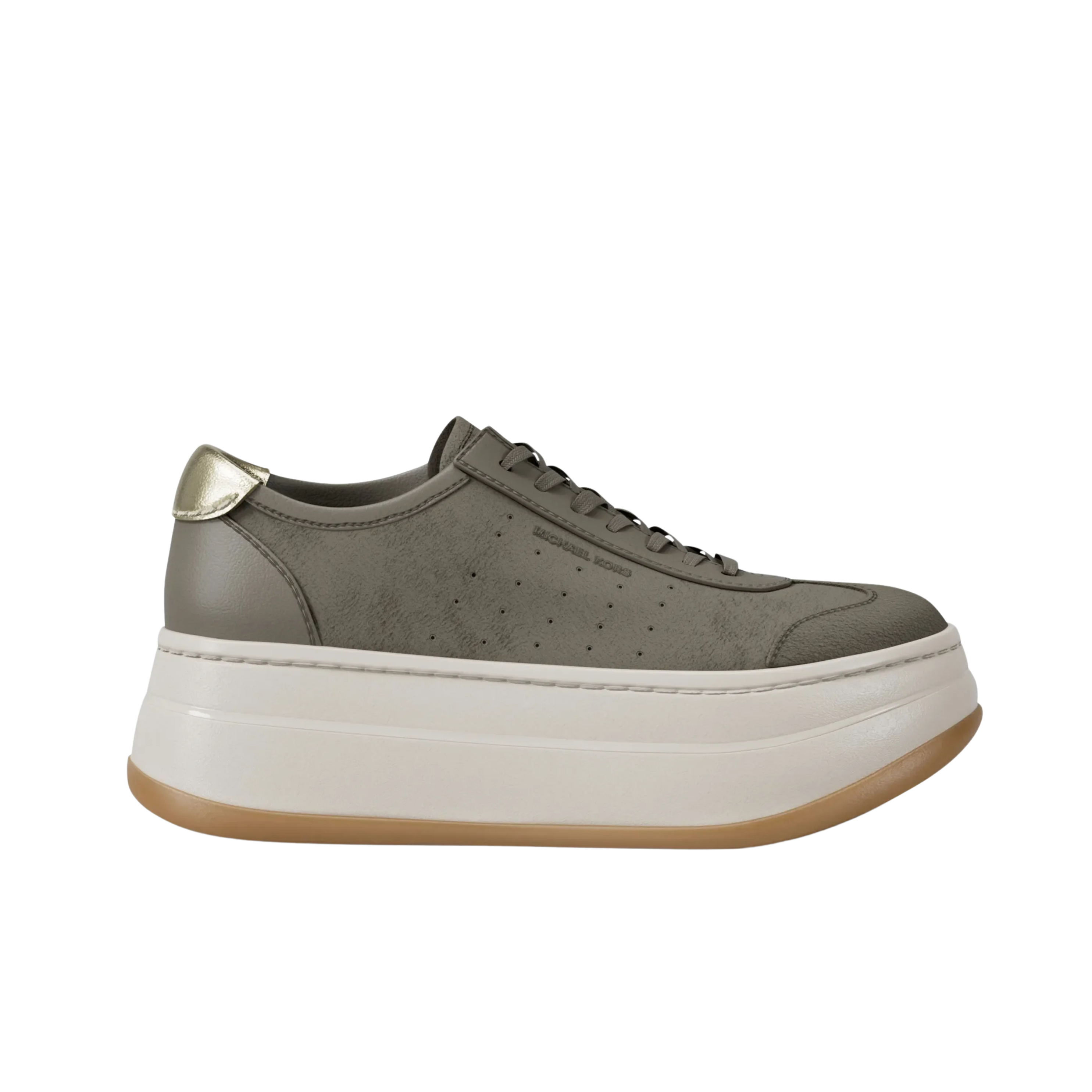 Michael Kors Women Hayes T Toe Platform Sneaker - Birch