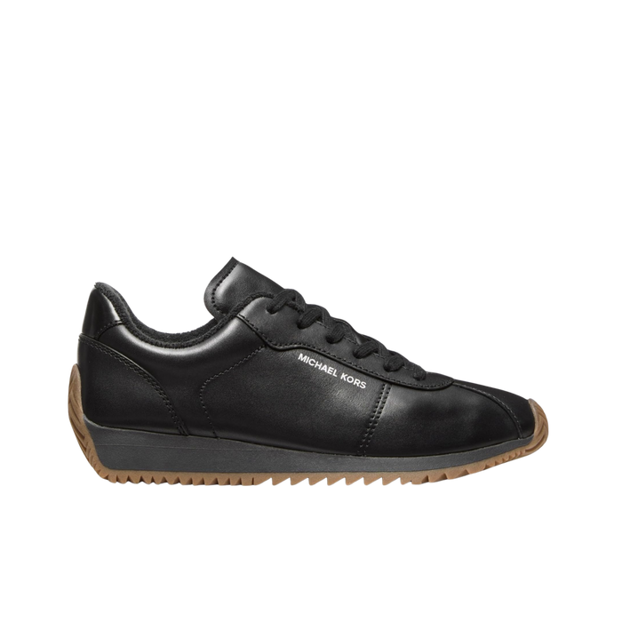 Michael Kors Women Rhodes Leather Trainer - Black
