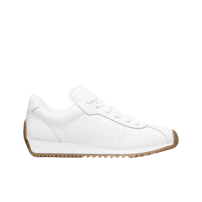 Michael Kors Women Rhodes Leather Trainer - Optic White