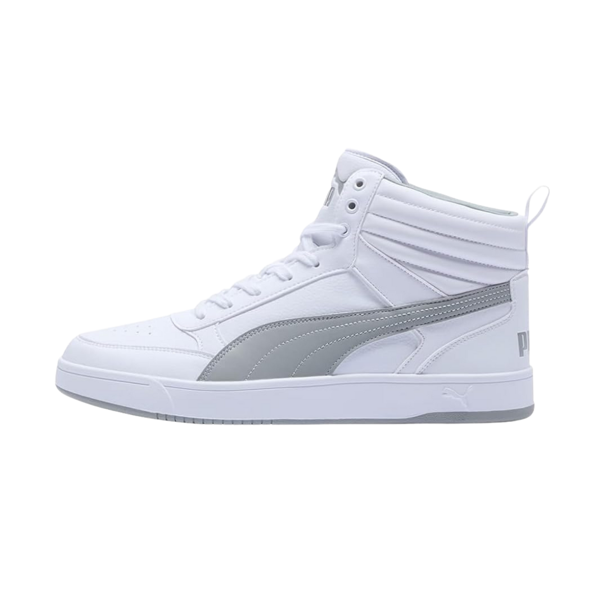 Puma Women Dribble Mid Sneakers - White Gray