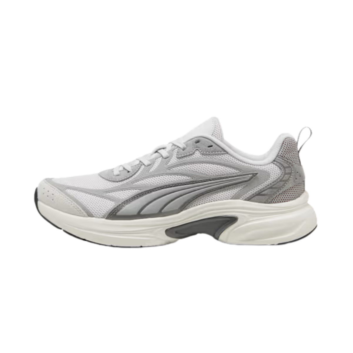 Puma Women Softride Escalate Sneakers - Feather Gray Gray Echo Aged Silver Warm White