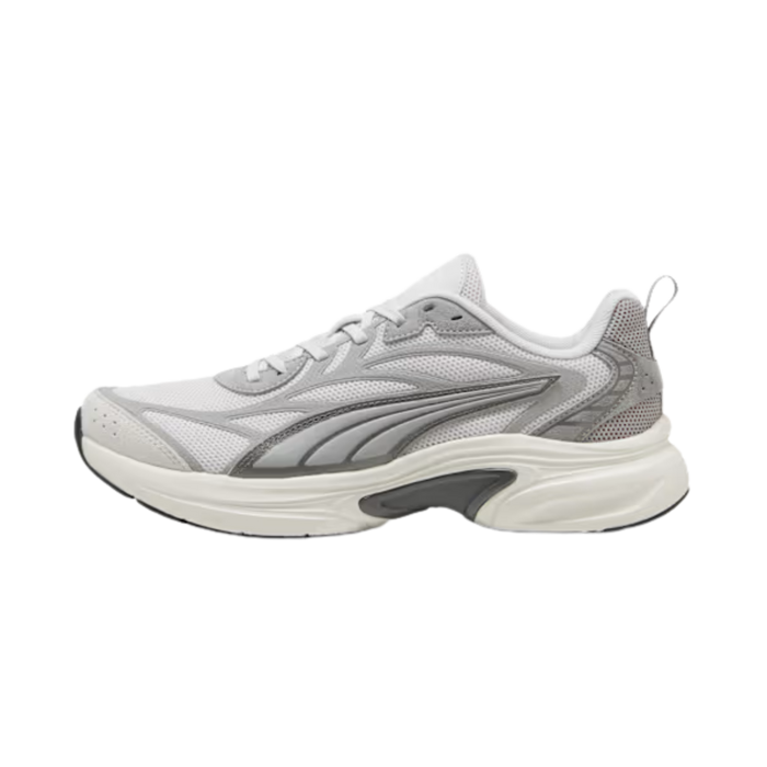 Puma Women Softride Escalate Sneakers - Feather Gray Gray Echo Aged Silver Warm White