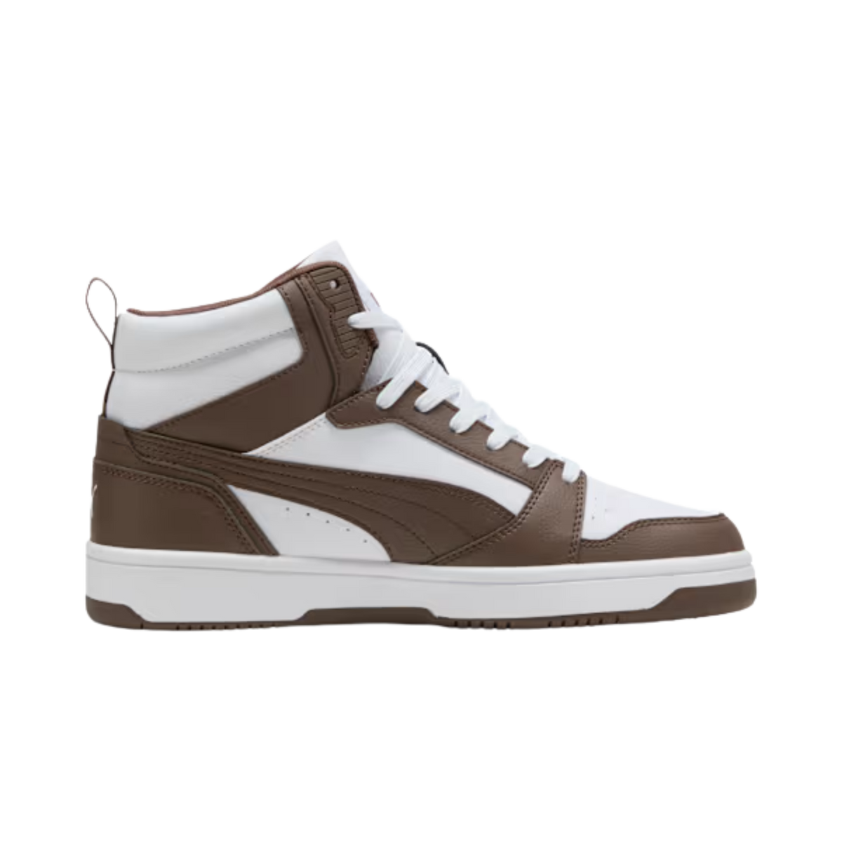 Puma Men Rebound V6 Sneakers - White Flat Bronze