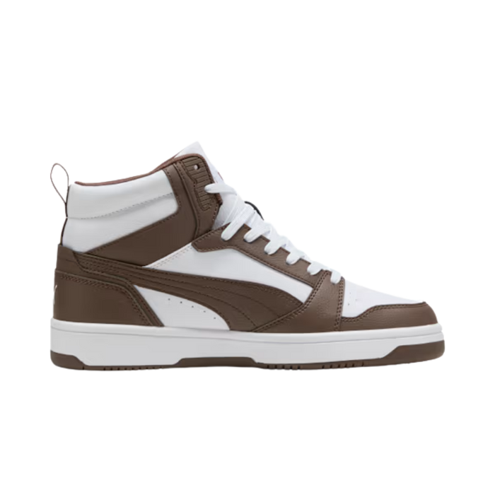Puma Men Rebound V6 Sneakers - White Flat Bronze